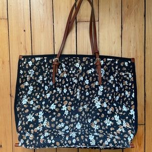 Floral Anthropologie Tote